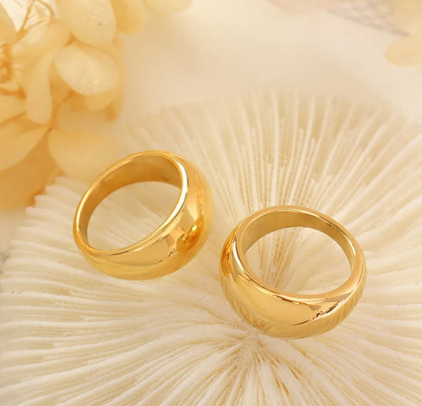 Gold Dome Ring