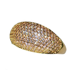 Luxury Cluster Ring Gold